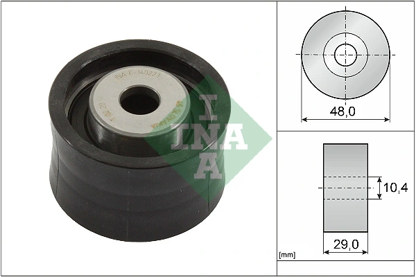 Deflection Pulley/Guide Pulley, timing belt